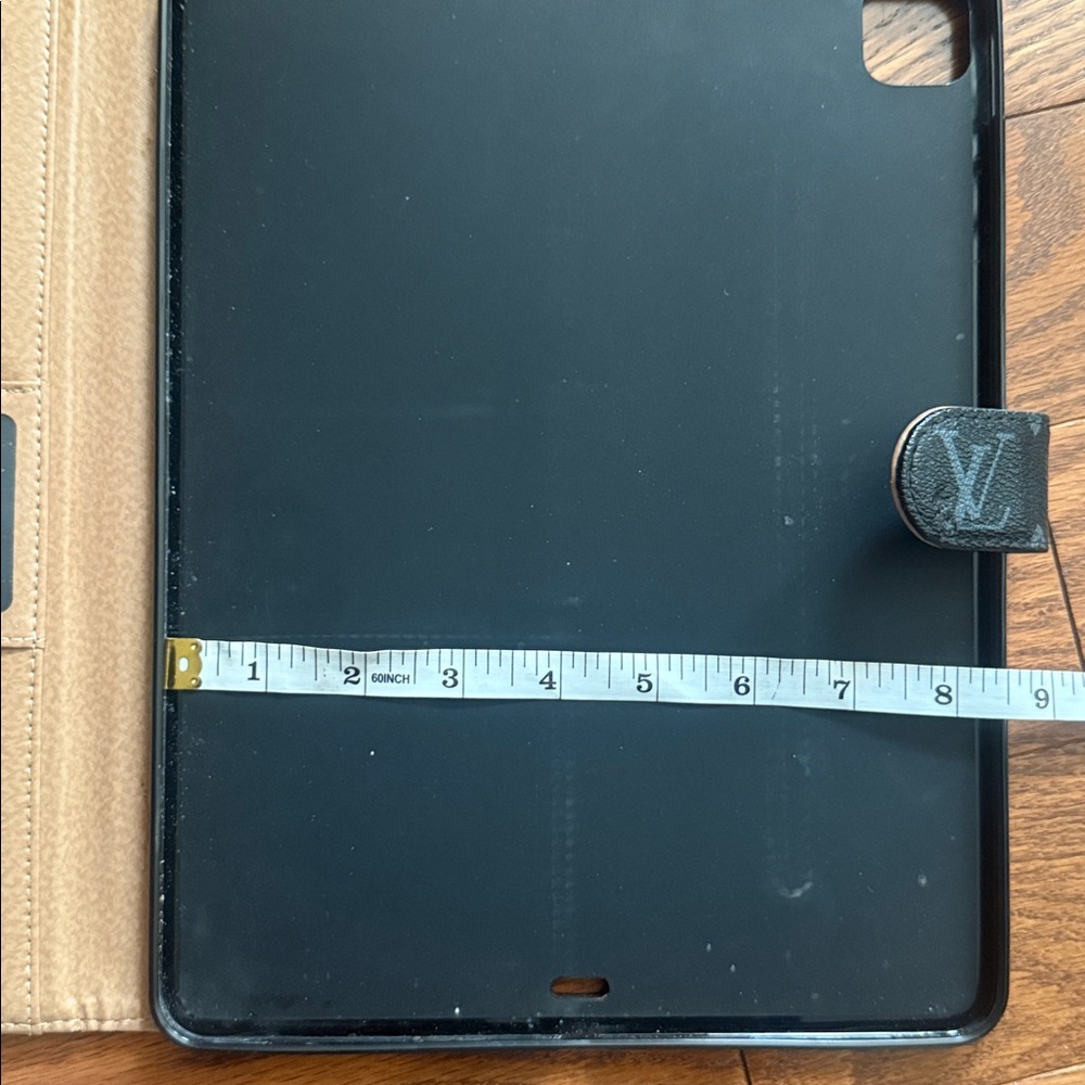 Blue Monogram Tablet or computer Cover. Used - Picture 7 of 8